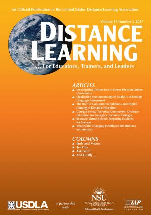 Cover of the book Distance Learning Issue by Ella W. Van Fleet, David D. Van Fleet
