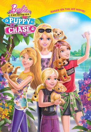 Book cover of Barbie and Her Sisters in a Great Puppy Chase