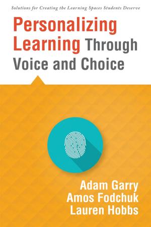 Book cover of Personalizing Learning Through Voice and Choice