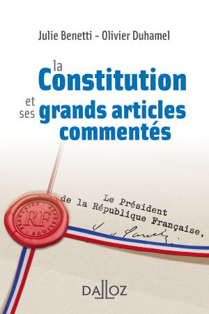 Cover of the book La Constitution et ses grands articles commentés by Anne-Marie Leroyer