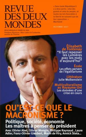 Book cover of Revue des Deux Mondes octobre 2017