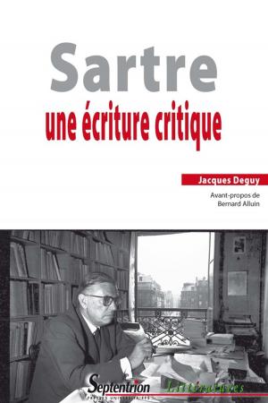Book cover of Sartre. Une écriture critique