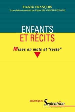 Cover of the book Enfants et récits by Florence Jany-Catrice