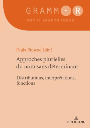 Cover of the book Approches plurielles du nom sans déterminant by Lars Rettig