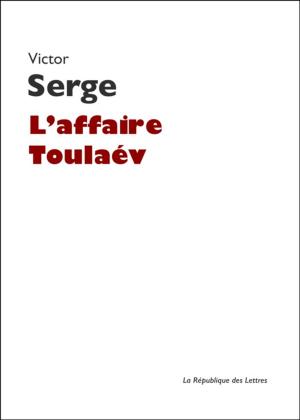 Cover of the book L'affaire Toulaév by Pierre Drieu la Rochelle