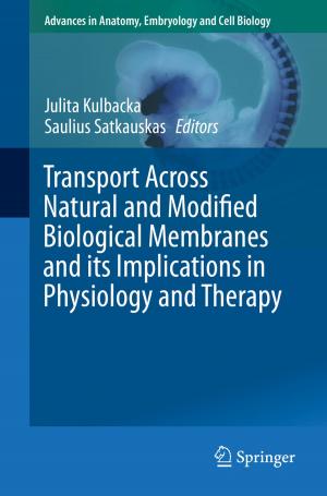 Cover of the book Transport Across Natural and Modified Biological Membranes and its Implications in Physiology and Therapy by Jennifer Hyndman, J. B. Nation