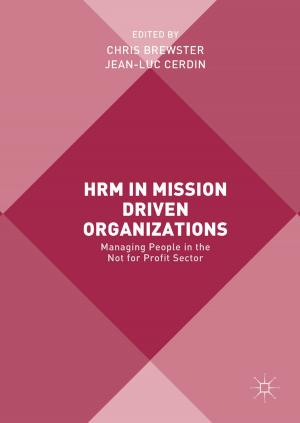 Cover of the book HRM in Mission Driven Organizations by Glenn D. Walters