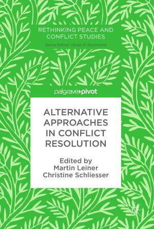 Cover of the book Alternative Approaches in Conflict Resolution by Jiri Benovsky
