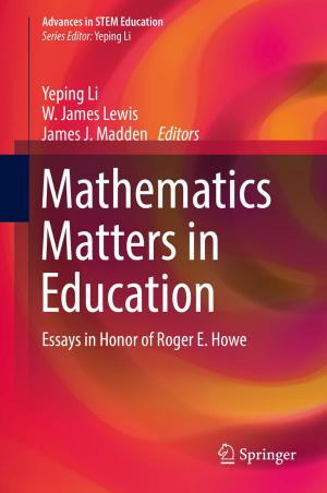 Cover of the book Mathematics Matters in Education by A. J. Carruthers