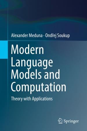 Cover of the book Modern Language Models and Computation by Hanna Obarska-Pempkowiak, Magdalena Gajewska, Ewa Wojciechowska, Janusz Pempkowiak