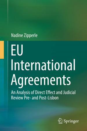 Cover of the book EU International Agreements by John Idriss Lahai