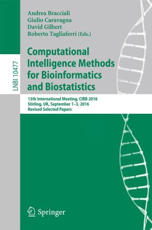 Cover of the book Computational Intelligence Methods for Bioinformatics and Biostatistics by Ellina Grigorieva
