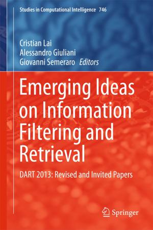 Cover of the book Emerging Ideas on Information Filtering and Retrieval by Lionel Trottet, Howard Maibach, MD