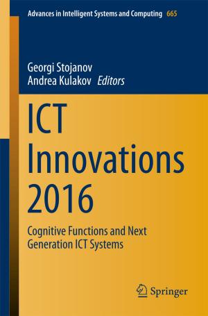 Cover of the book ICT Innovations 2016 by James Colin Davis