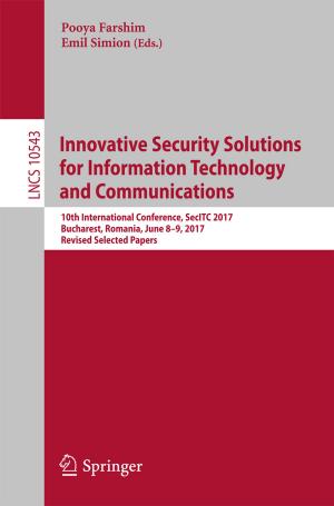 Cover of Innovative Security Solutions for Information Technology and Communications