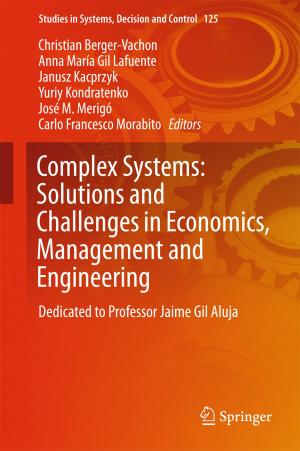 Cover of Complex Systems: Solutions and Challenges in Economics, Management and Engineering