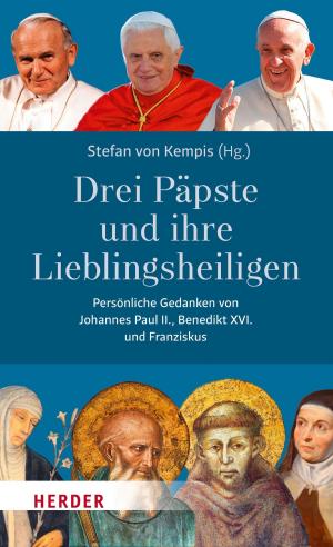 Book cover of Drei Päpste und ihre Lieblingsheiligen