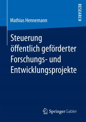 Cover of the book Steuerung öffentlich geförderter Forschungs‐ und Entwicklungsprojekte by Oksana Litau