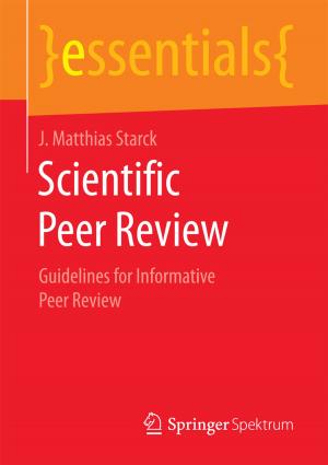 Cover of the book Scientific Peer Review by Angelika Kutz