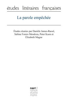 Cover of the book La parole empêchée by Christoph Streckhardt