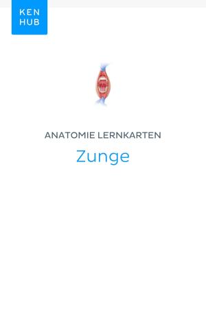 Book cover of Anatomie Lernkarten: Zunge