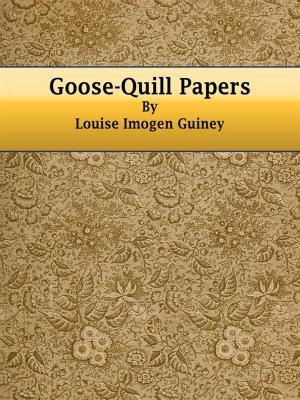 Book cover of Goose-Quill Papers