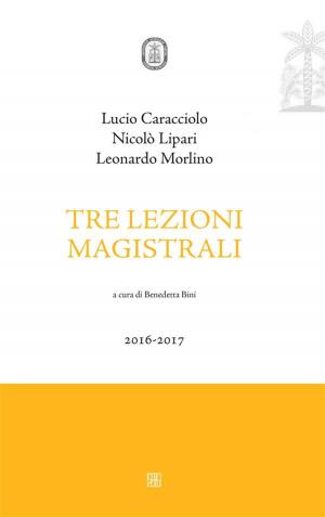 Book cover of Tre lezioni magistrali