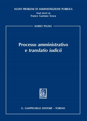 Cover of Processo amministrativo e translatio iudicii