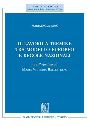 Cover of Il lavoro a termine tra modello europeo e regole nazionali