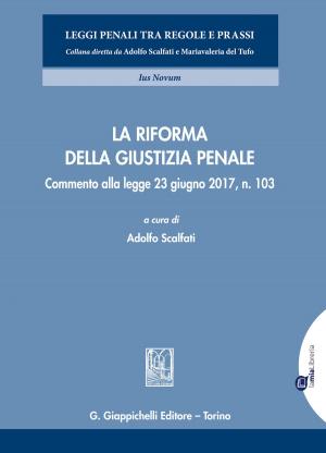 Cover of the book La riforma della giustizia penale by Antonio Vallebona, Roberto Pessi, Giampiero Proia