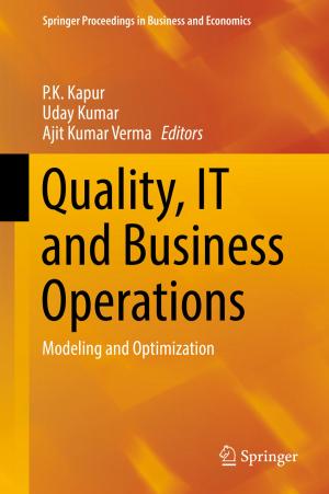 Cover of the book Quality, IT and Business Operations by 