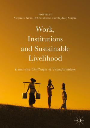 Cover of the book Work, Institutions and Sustainable Livelihood by H.D Mustafa, Shabbir N. Merchant, Uday B. Desai, Brij Mohan Baveja