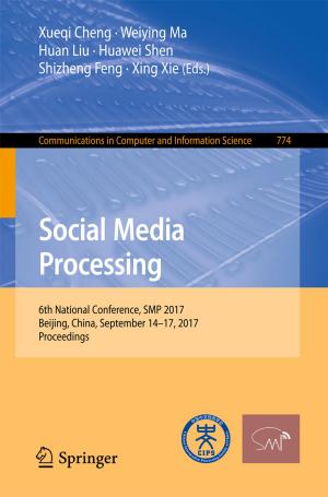 Cover of the book Social Media Processing by Shangzhu Jin, Qiang Shen, Jun Peng