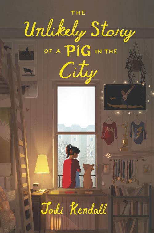 Cover of the book The Unlikely Story of a Pig in the City by Jodi Kendall, HarperCollins