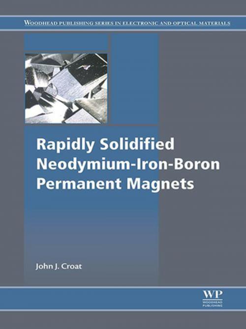 Cover of the book Rapidly Solidified Neodymium-Iron-Boron Permanent Magnets by John J. Croat, Elsevier Science