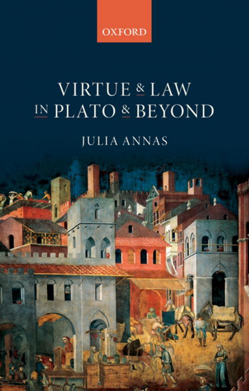 Cover of the book Virtue and Law in Plato and Beyond by Julia Annas, OUP Oxford