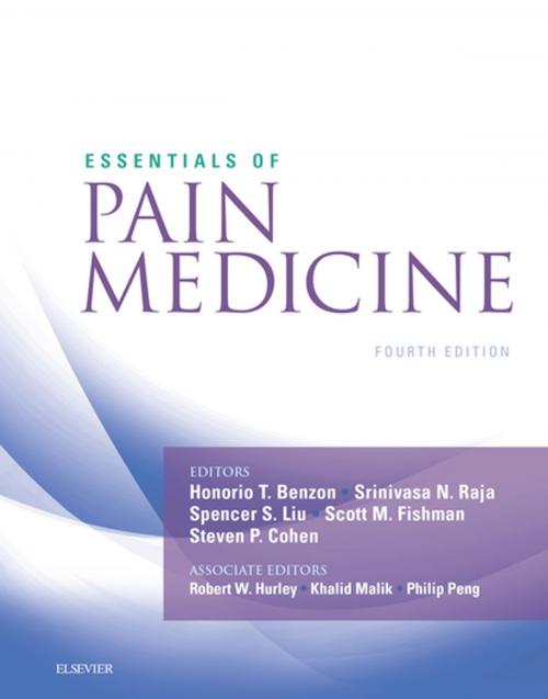 Cover of the book Essentials of Pain Medicine E-Book by Scott M Fishman, MD, Srinivasa N. Raja, MD, Honorio Benzon, MD, Steven P Cohen, MD, Spencer S Liu, MD, Elsevier Health Sciences