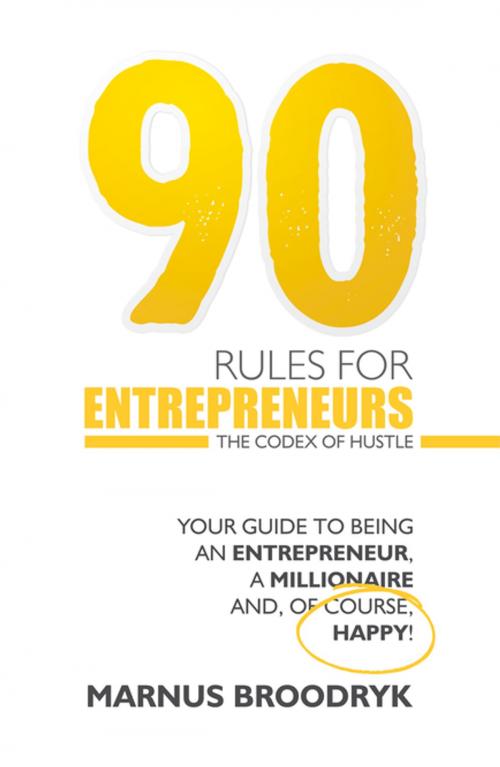 Cover of the book 90 Rules for Entrepreneurs by Marnus Broodryk, Jonathan Ball Publishers