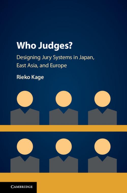 Cover of the book Who Judges? by Rieko Kage, Cambridge University Press