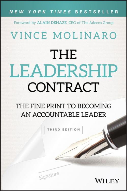 Cover of the book The Leadership Contract by Vince Molinaro, Wiley