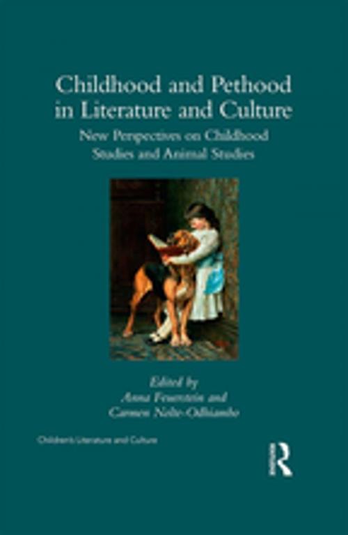 Cover of the book Childhood and Pethood in Literature and Culture by , Taylor and Francis