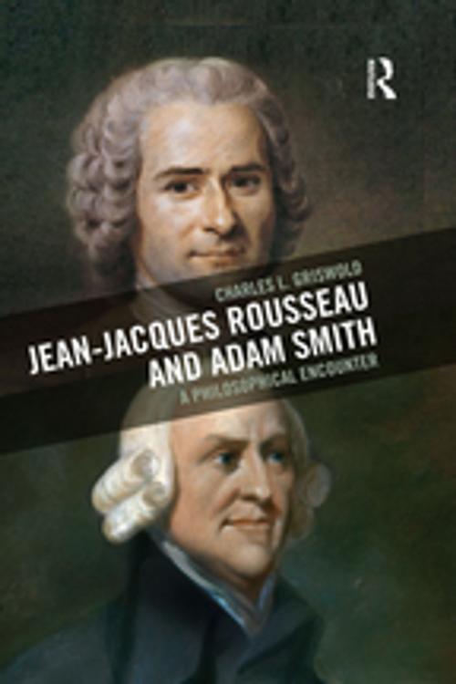 Cover of the book Jean-Jacques Rousseau and Adam Smith by Charles L Griswold, Taylor and Francis