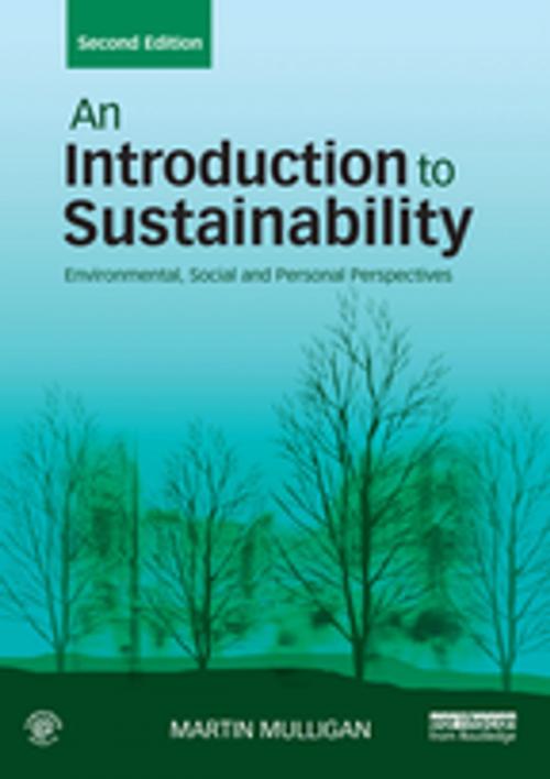 Cover of the book An Introduction to Sustainability by Martin Mulligan, Taylor and Francis