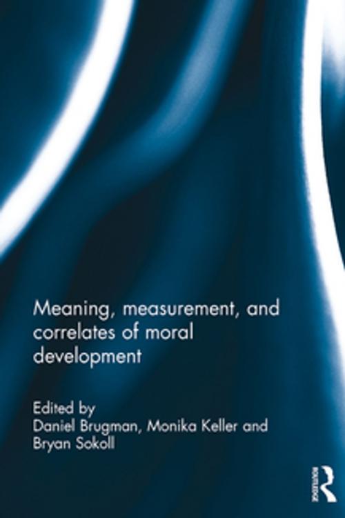 Cover of the book Meaning, measurement, and correlates of moral development by , Taylor and Francis