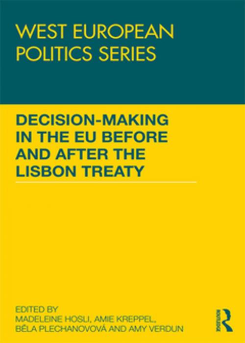 Cover of the book Decision making in the EU before and after the Lisbon Treaty by , Taylor and Francis
