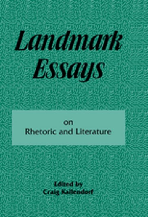 Cover of the book Landmark Essays on Rhetoric and Literature by , Taylor and Francis