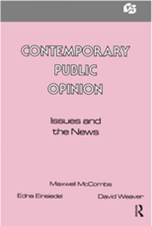Cover of the book Contemporary Public Opinion by Maxwell McCombs, Taylor and Francis