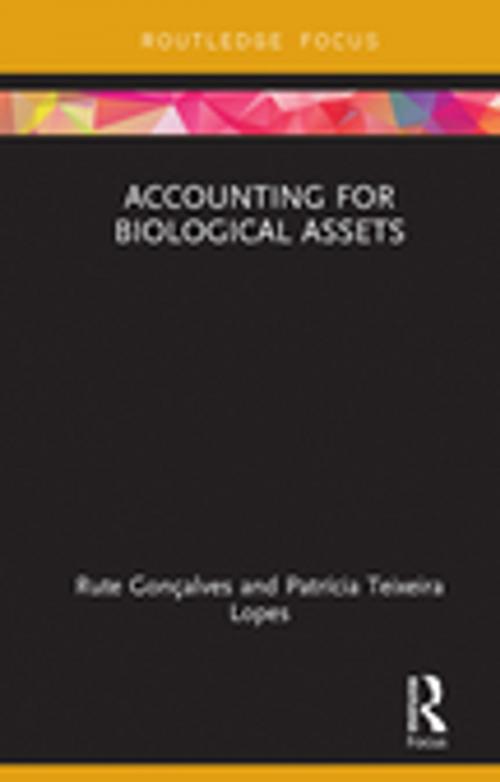 Cover of the book Accounting for Biological Assets by Rute Gonçalves, Patrícia  Teixeira Lopes, Taylor and Francis