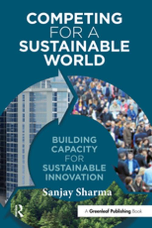 Cover of the book Competing for a Sustainable World by Sanjay Sharma, Taylor and Francis