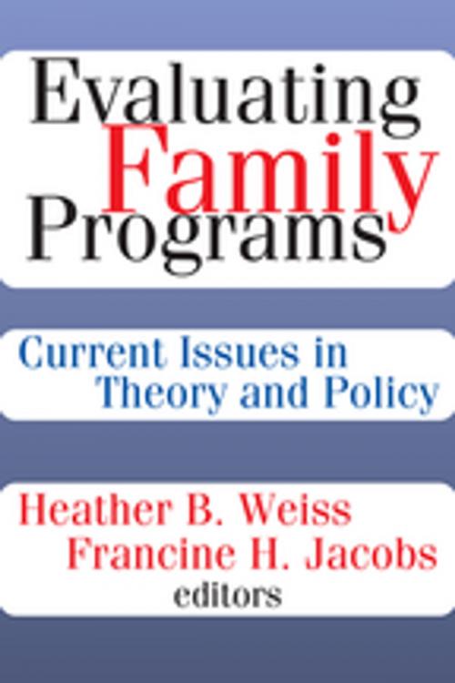 Cover of the book Evaluating Family Programs by , Taylor and Francis
